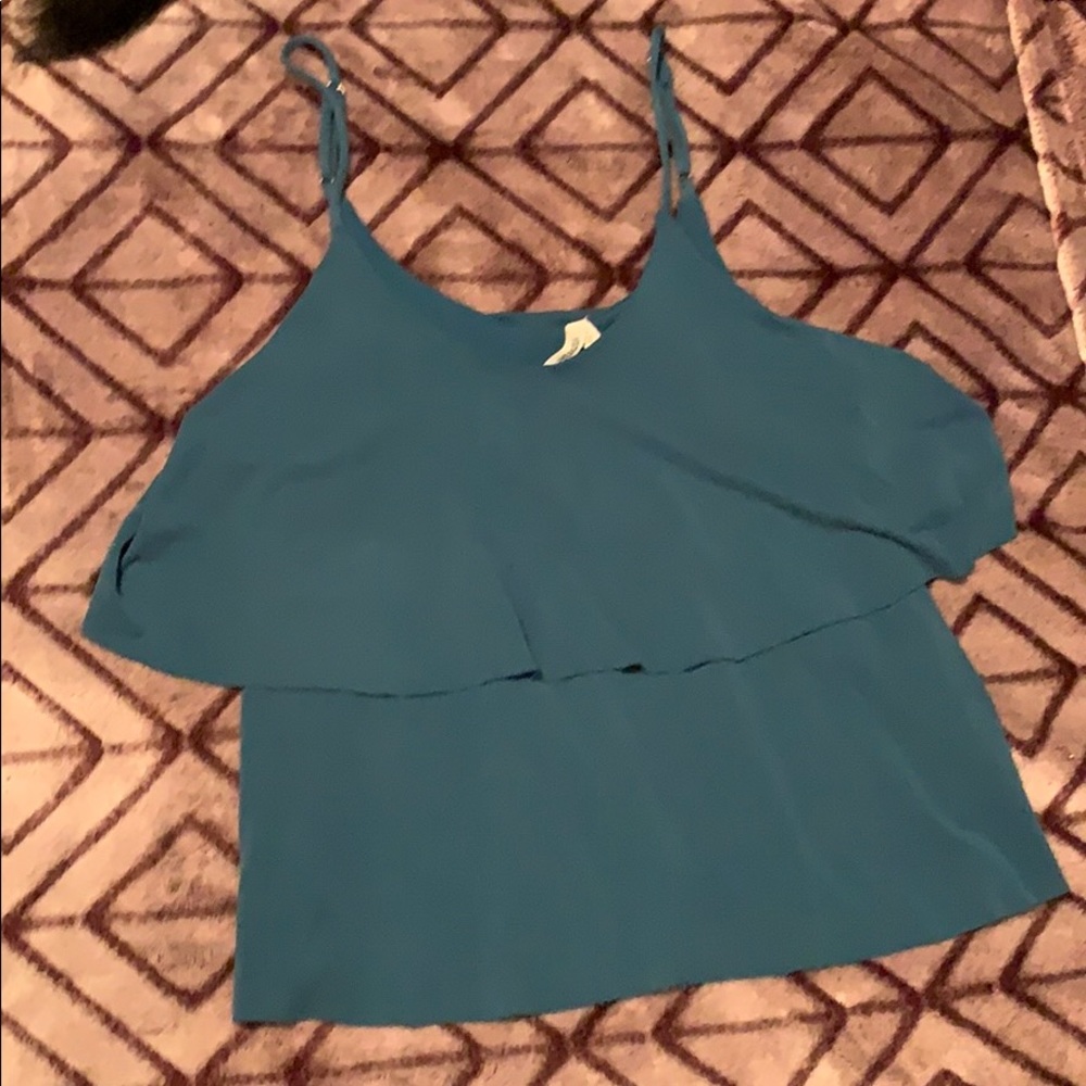 mudd ruffle tank